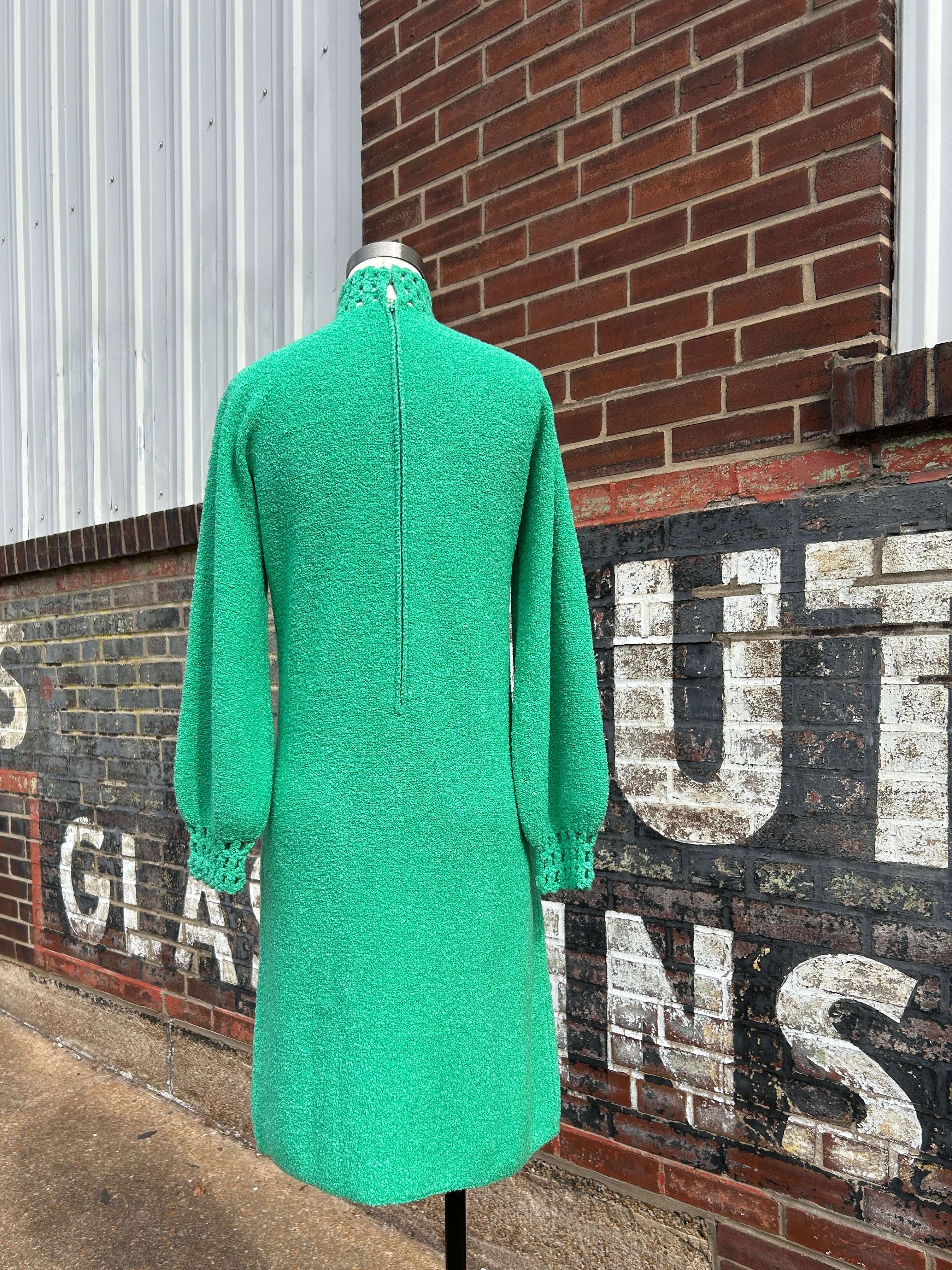 60’s Jade Green St. John Knit Dress