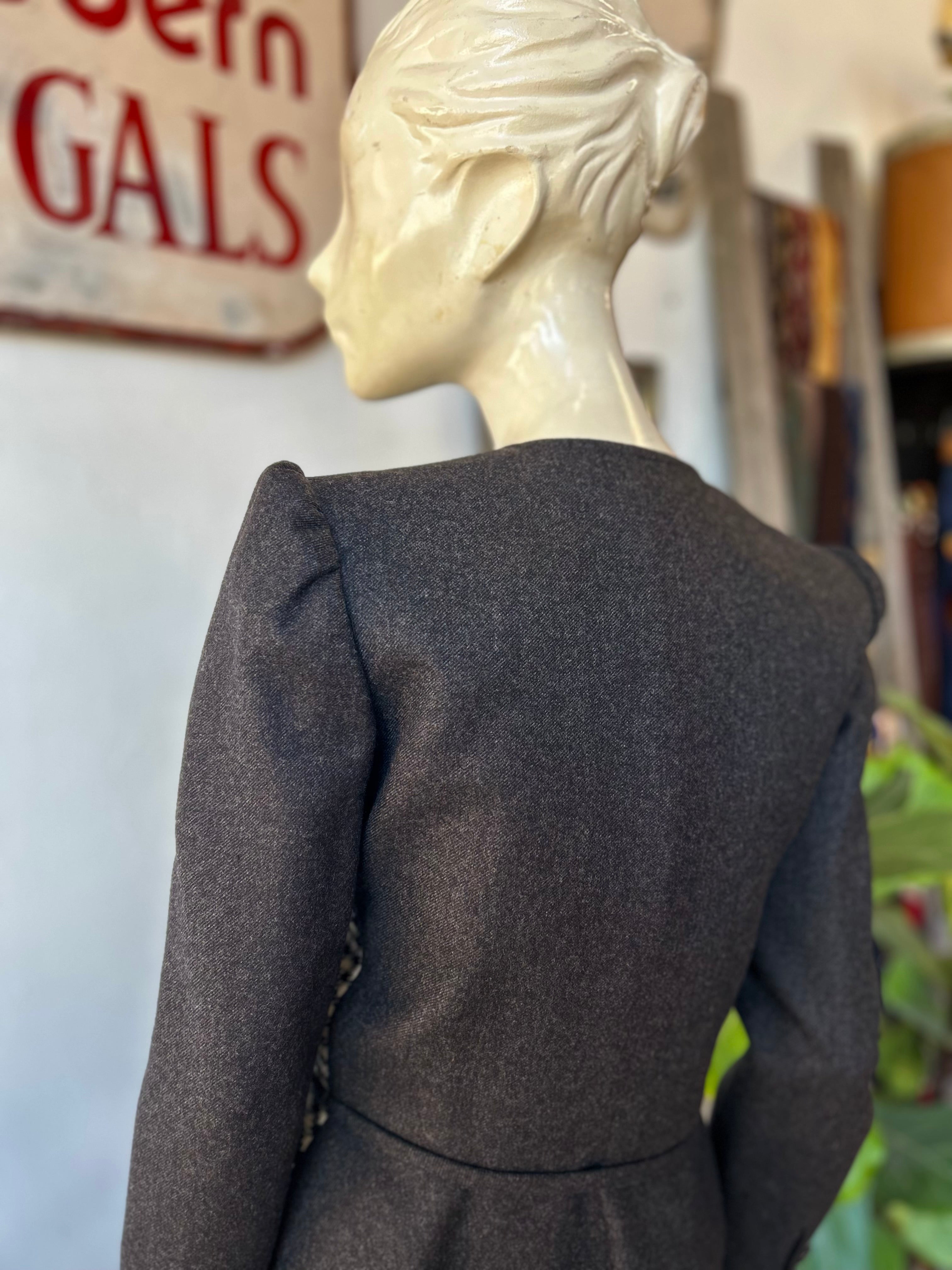 1980’s Valentino Boutique Houndstooth Print Suit