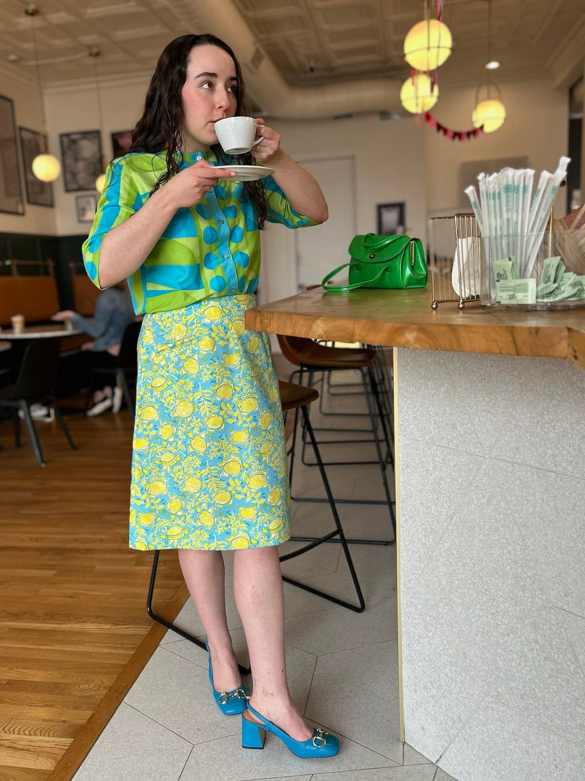 80’s Turtle Print Lilly Skirt