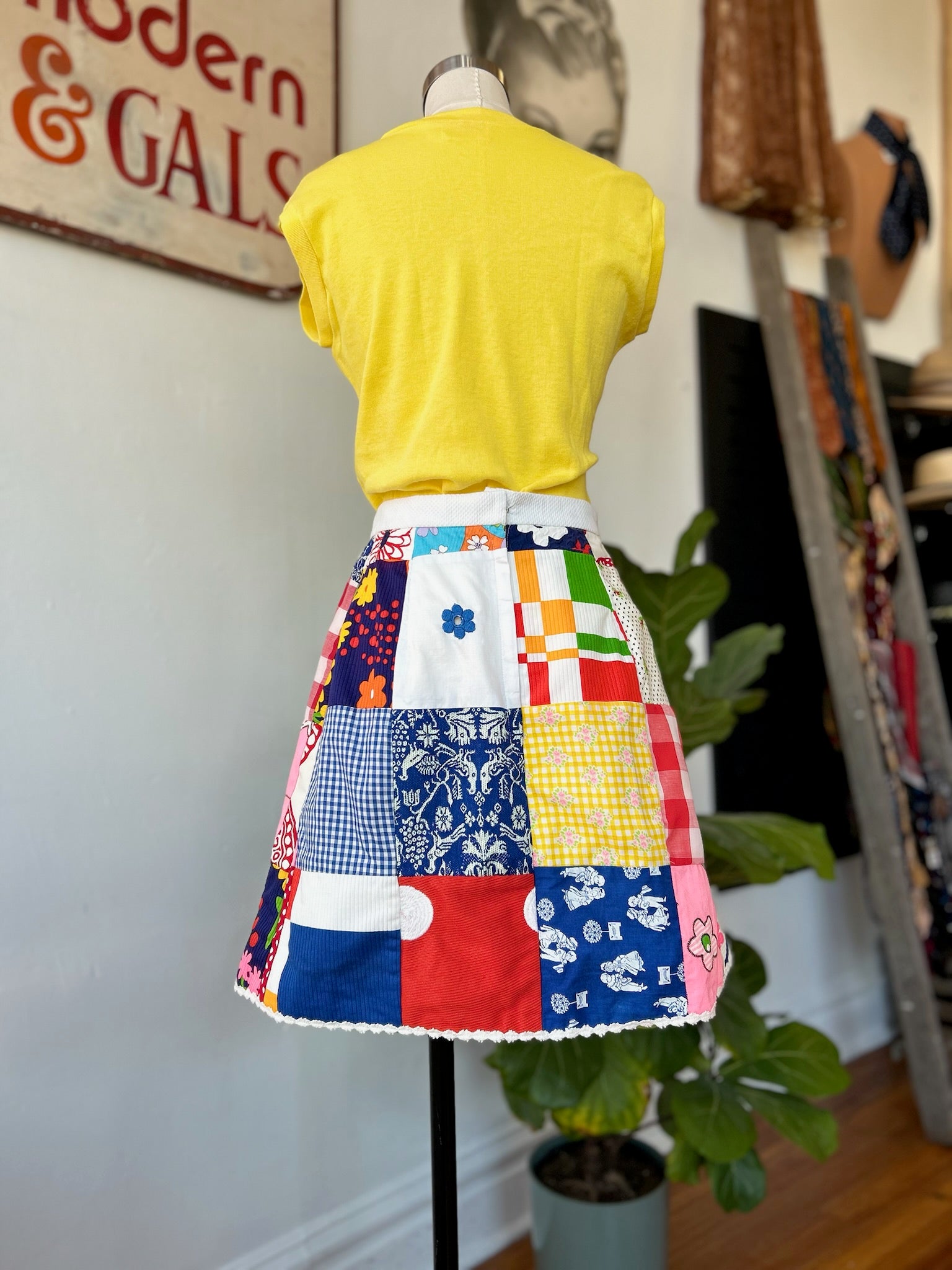 1960’s/70’s Patchwork Scooter Skirt