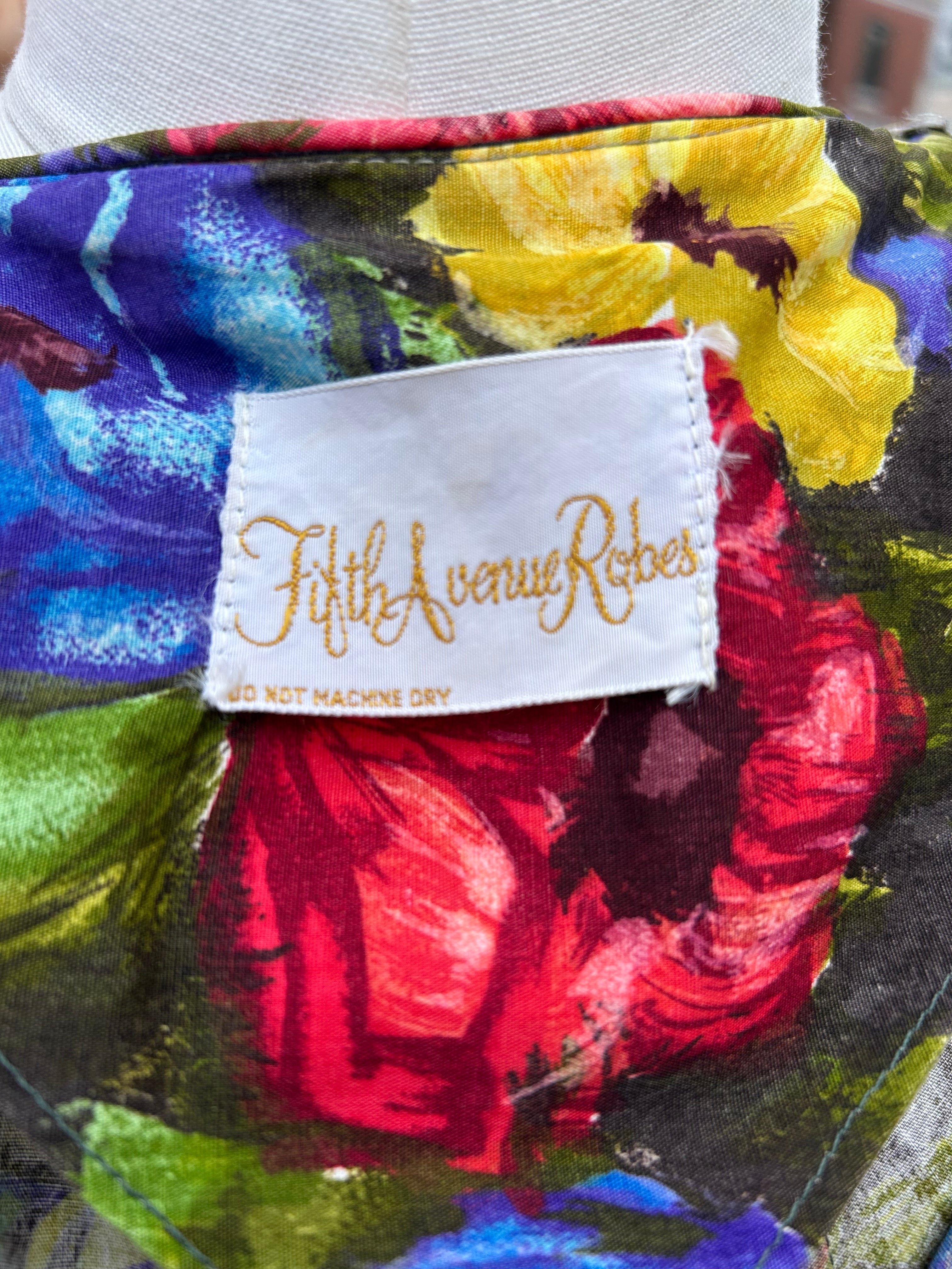Colorful Floral Swing Smock Dress