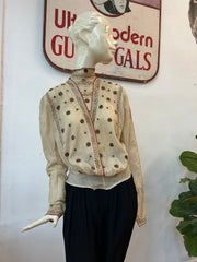 Victorian Polka Dot Top