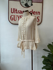 Lovely Old Blouse w/Sash
