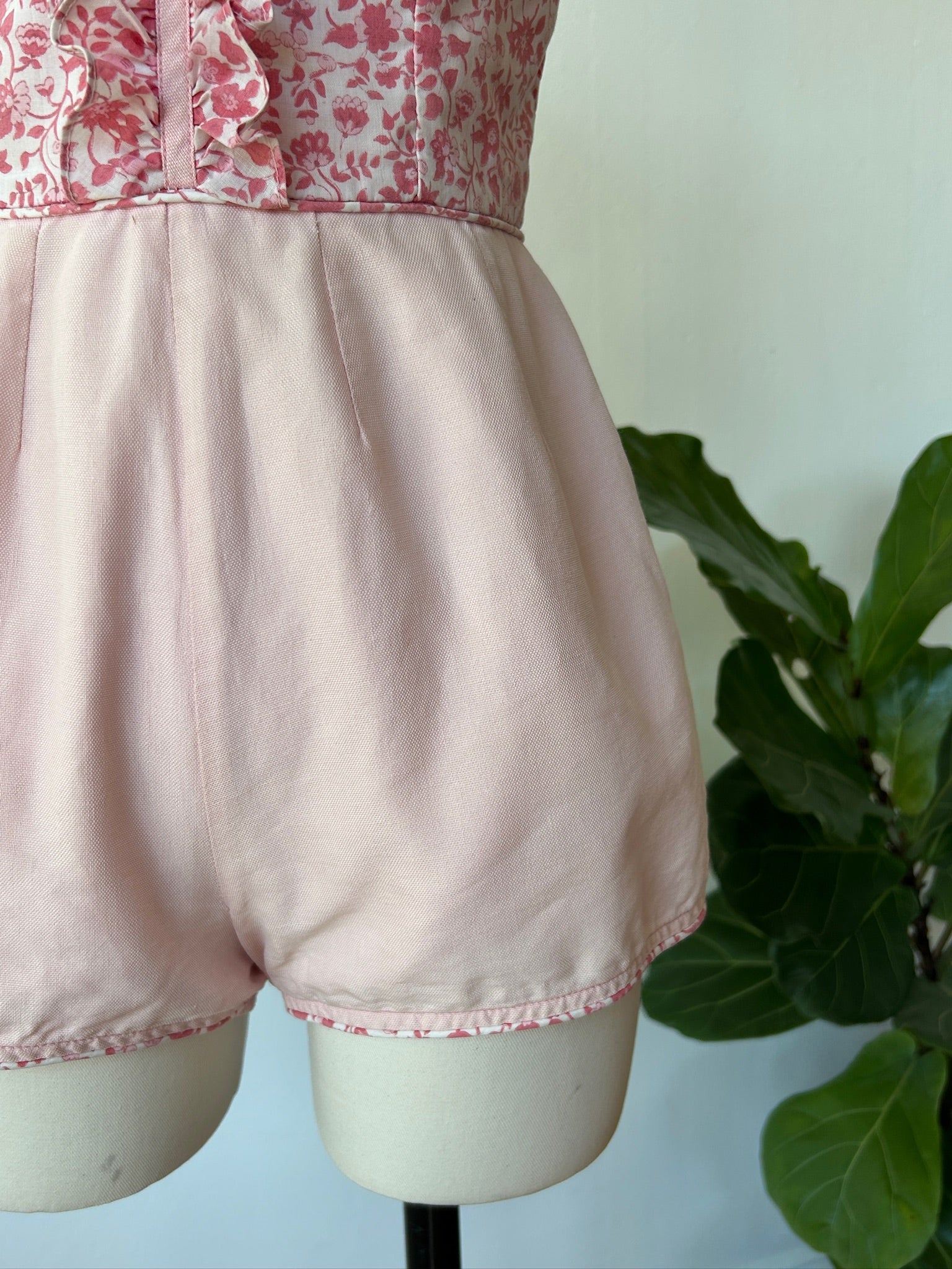 Pink Ruffled Swimsuit