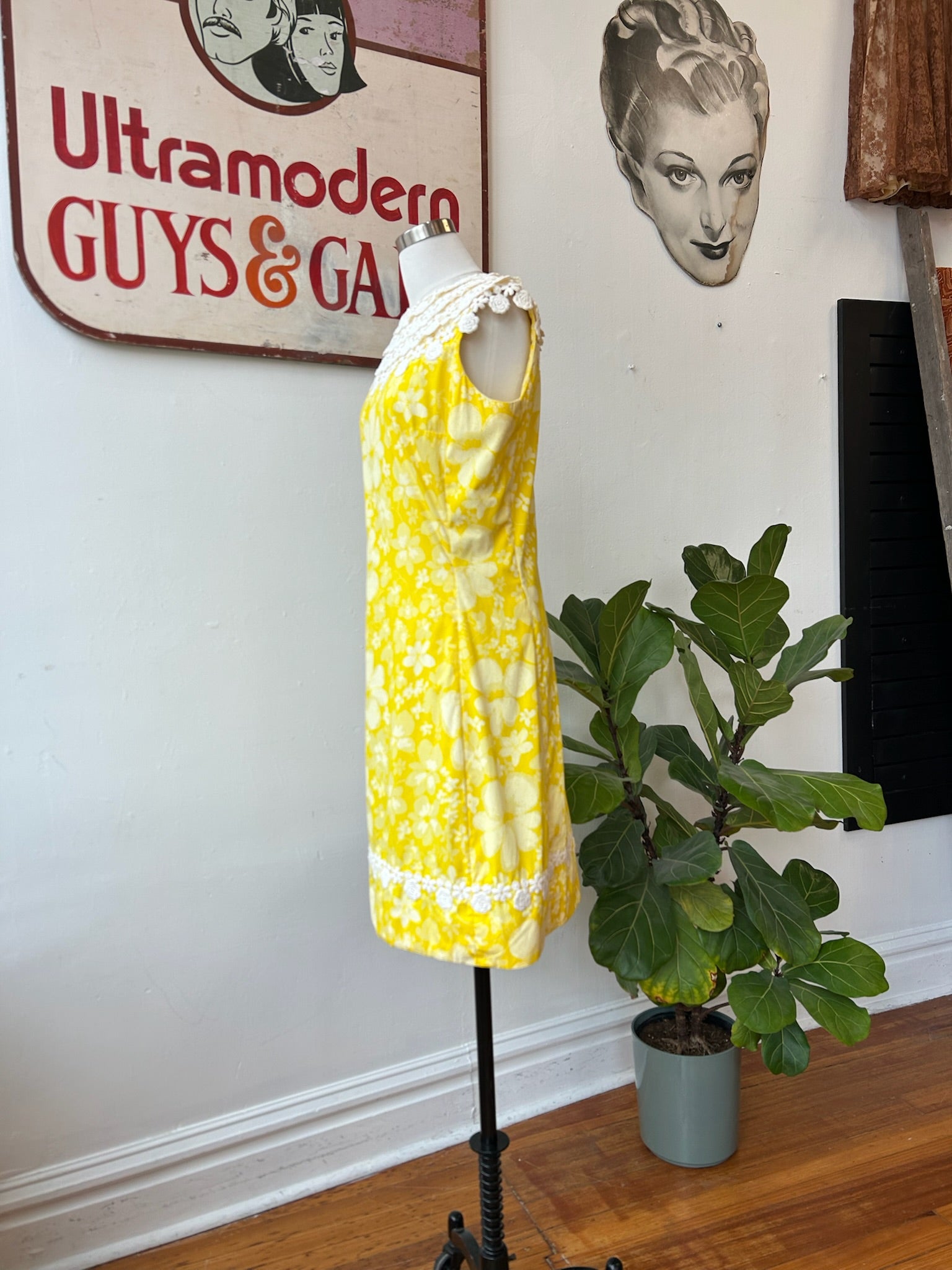 60’s Yellow Floral Lilly Pulitzer Dress