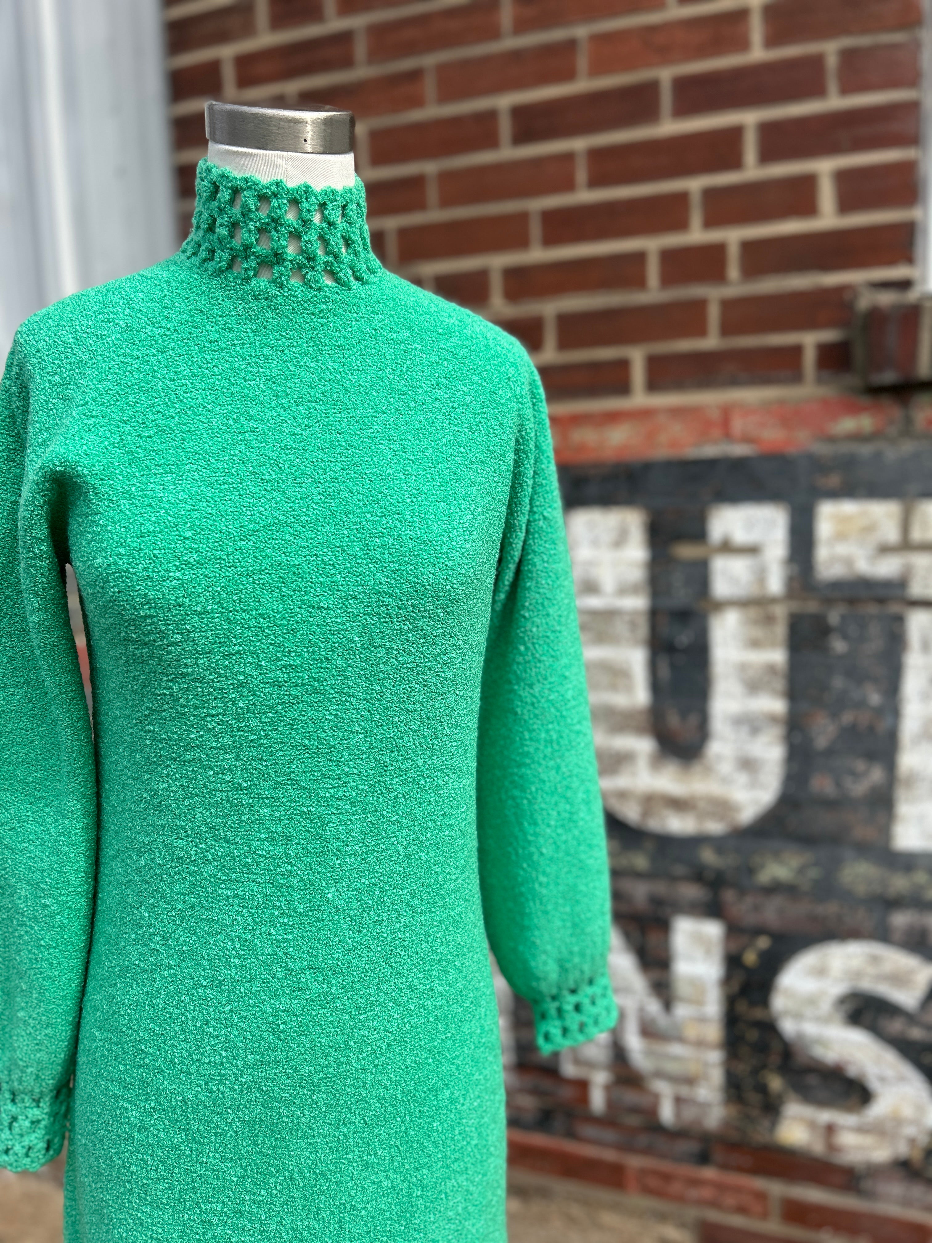 60’s Jade Green St. John Knit Dress