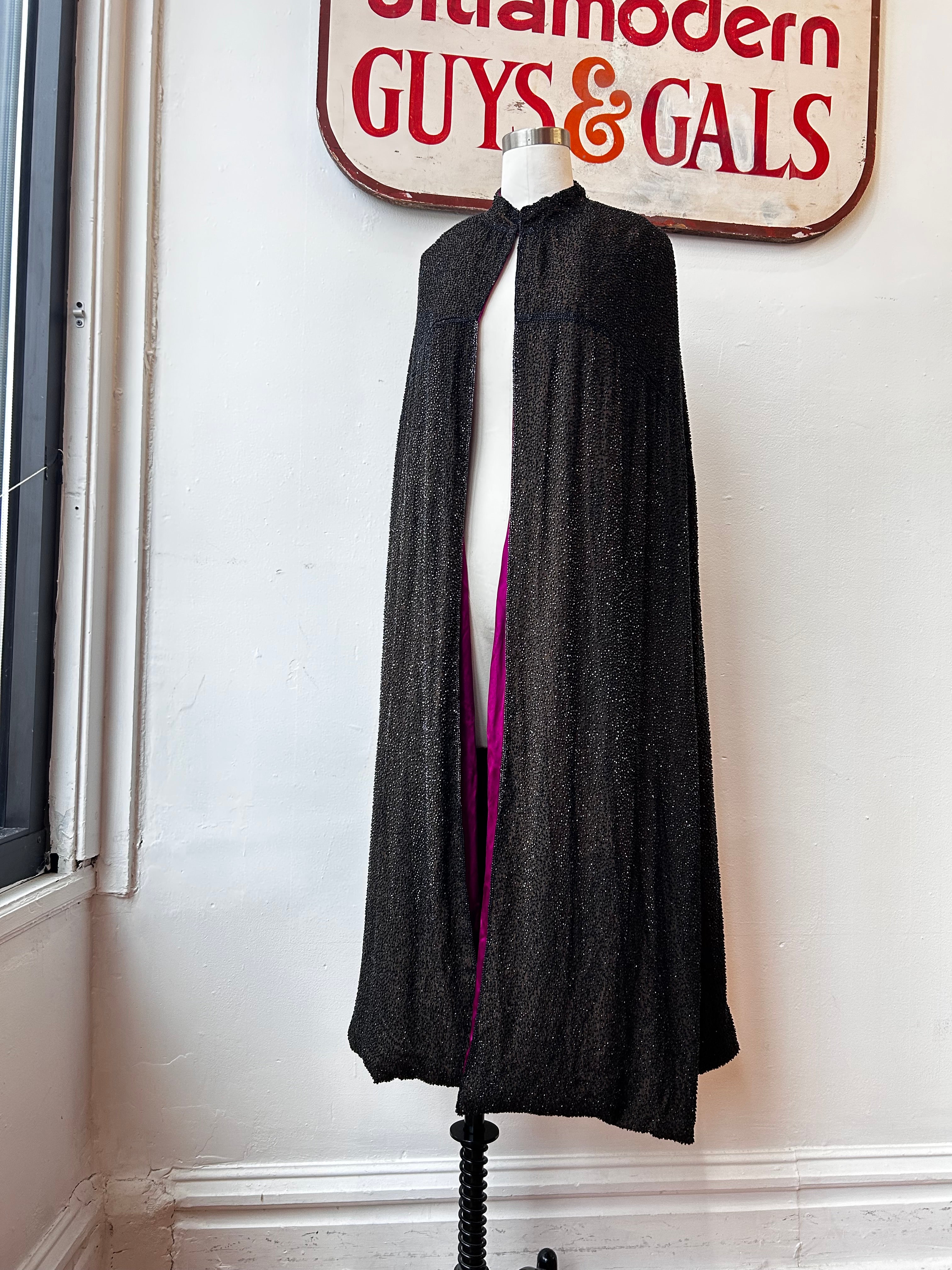 Vintage 1940’s Heavily Beaded Cape