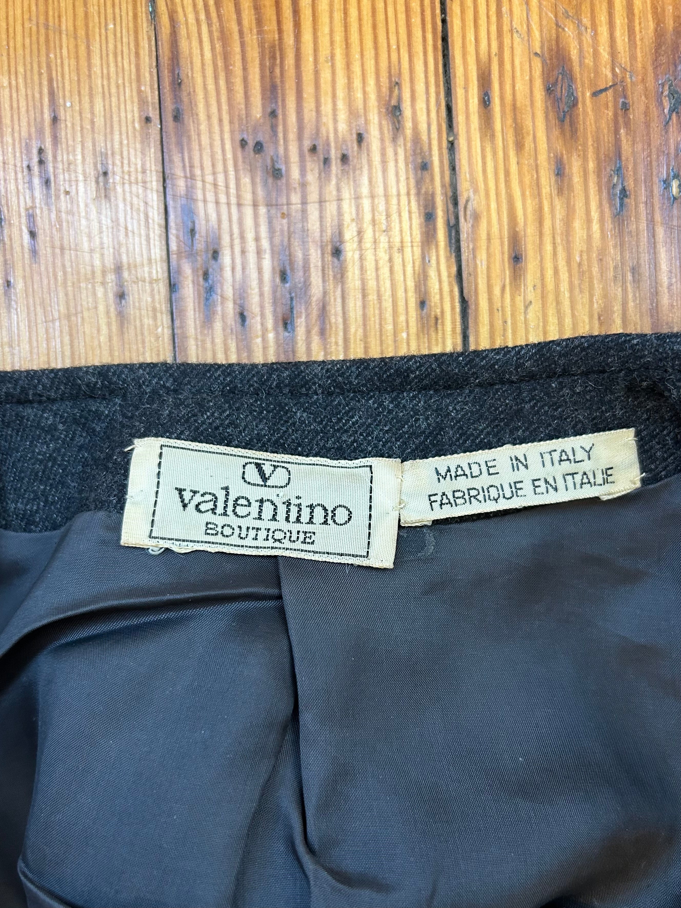 1980’s Valentino Boutique Houndstooth Print Suit