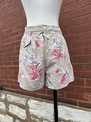 Swim Trunks with Fish