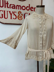 Lovely Old Blouse w/Sash