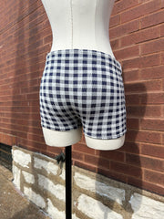 Blue & White Swim Trunks