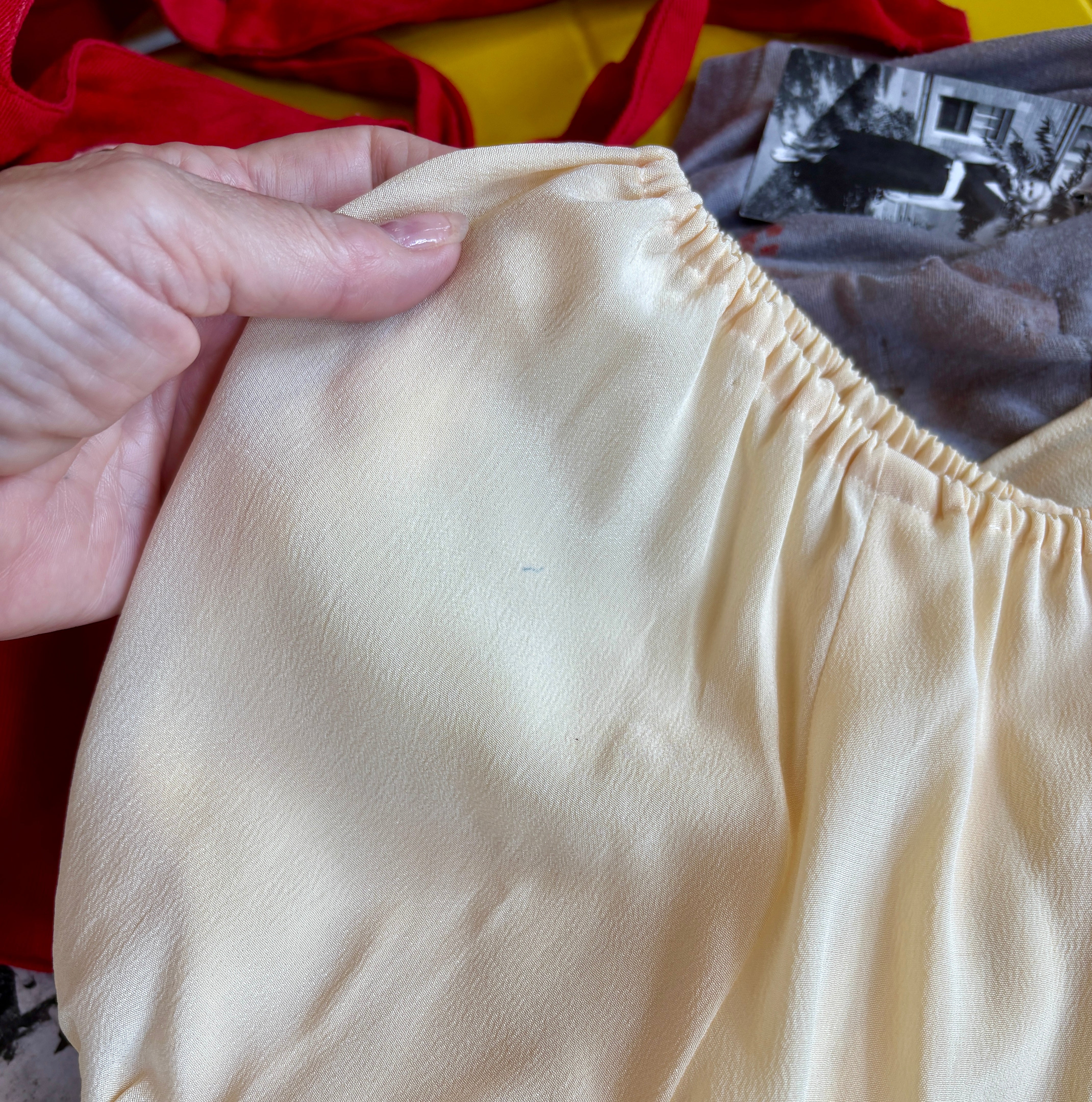 1940’s Rayon Handpainted Blouse