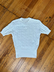 1940’s White Cable Knit Sweater