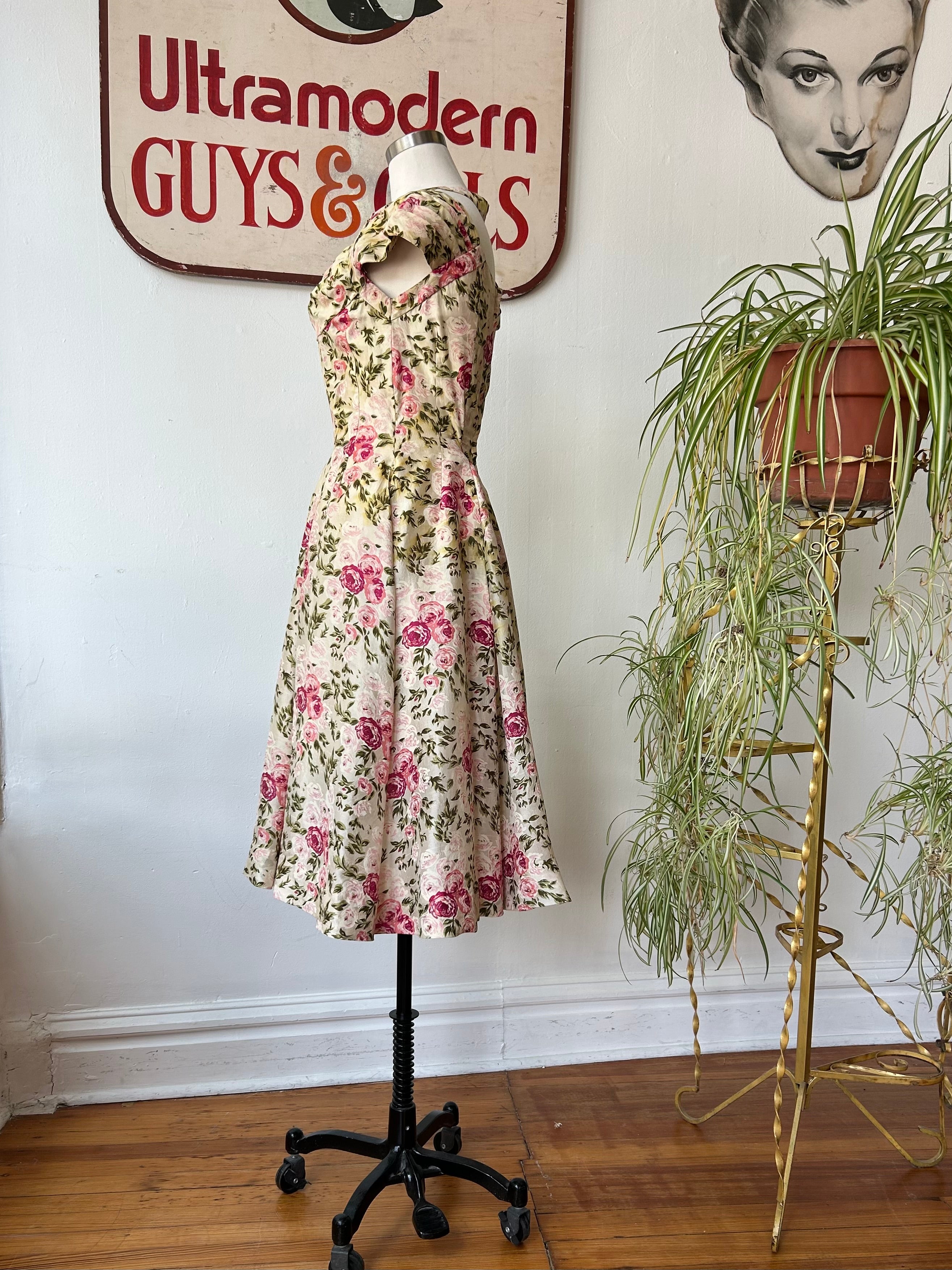 1960’s Suzy Perette Floral Print Dress
