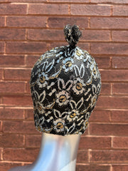 1960’s Gold & Silver Swim Cap