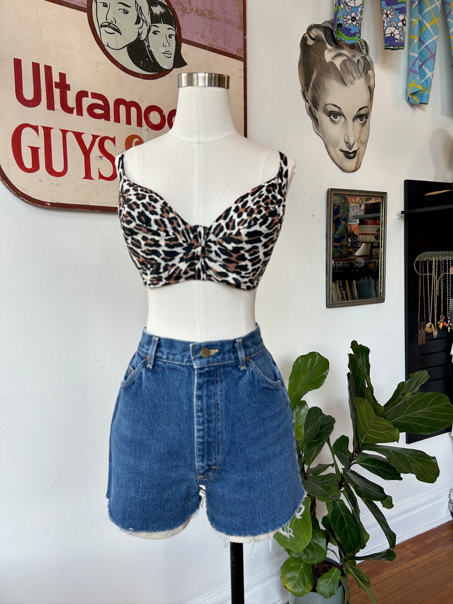 Animal Print Bra Top