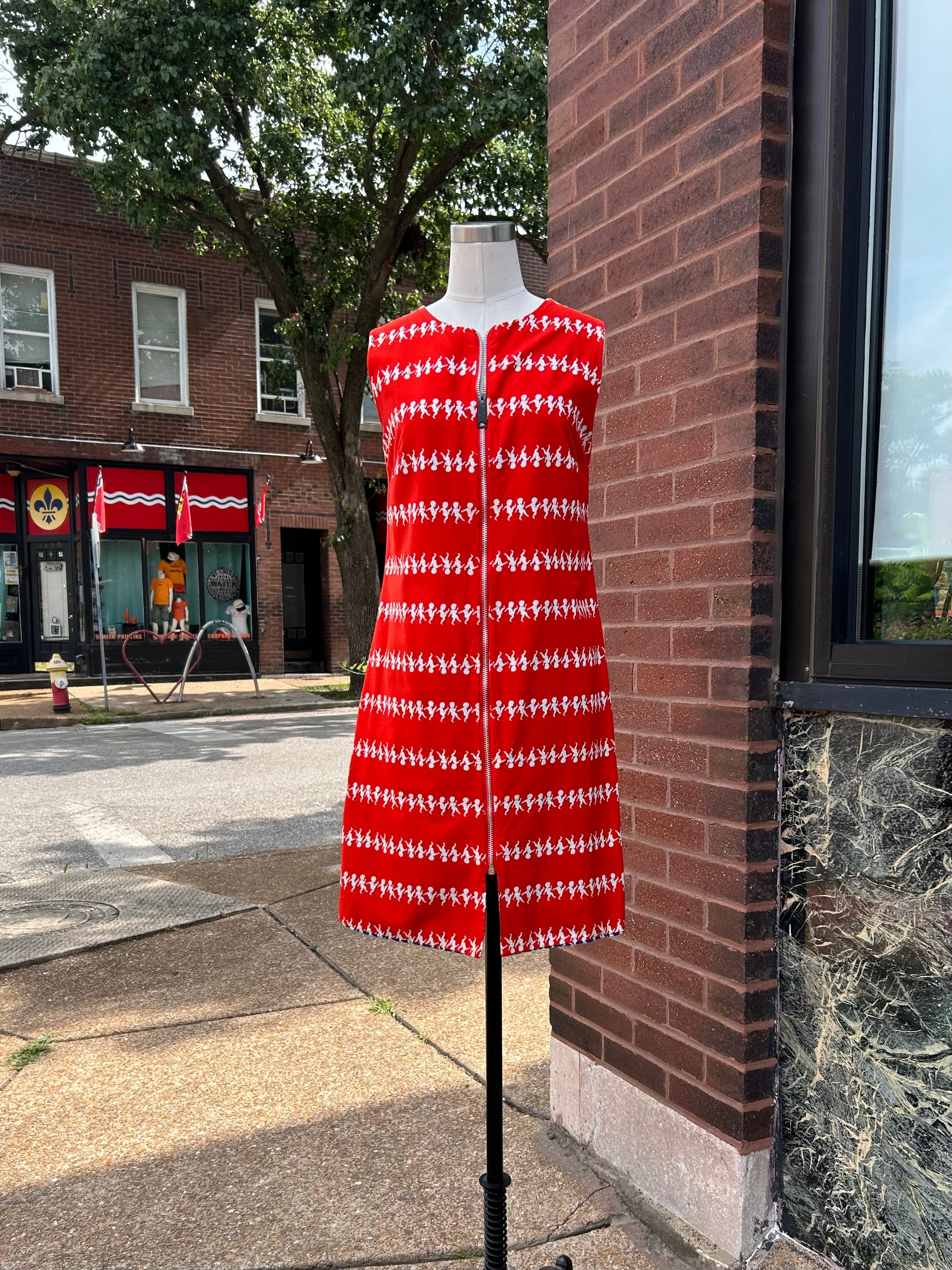 Super Cute Reversible Dancing Baby Zip Front Dress