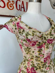 1960’s Suzy Perette Floral Print Dress
