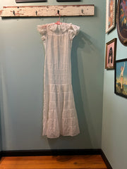 Sheer White Organza 1930’s Dress