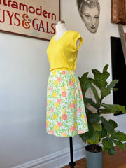 70’s/80’s Lilly Pulitzer Carnation Print Skirt