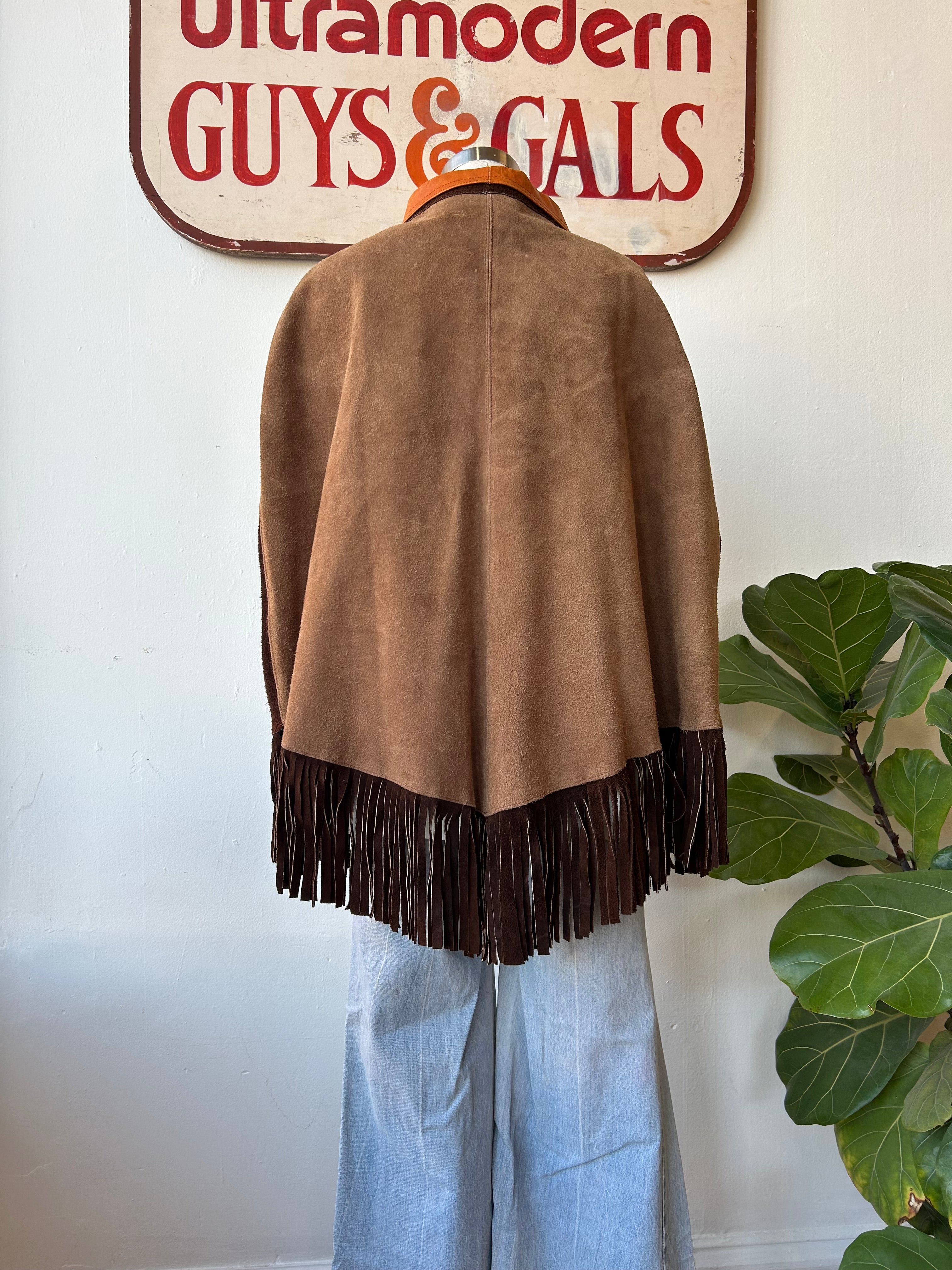 1970’s Suede Cape