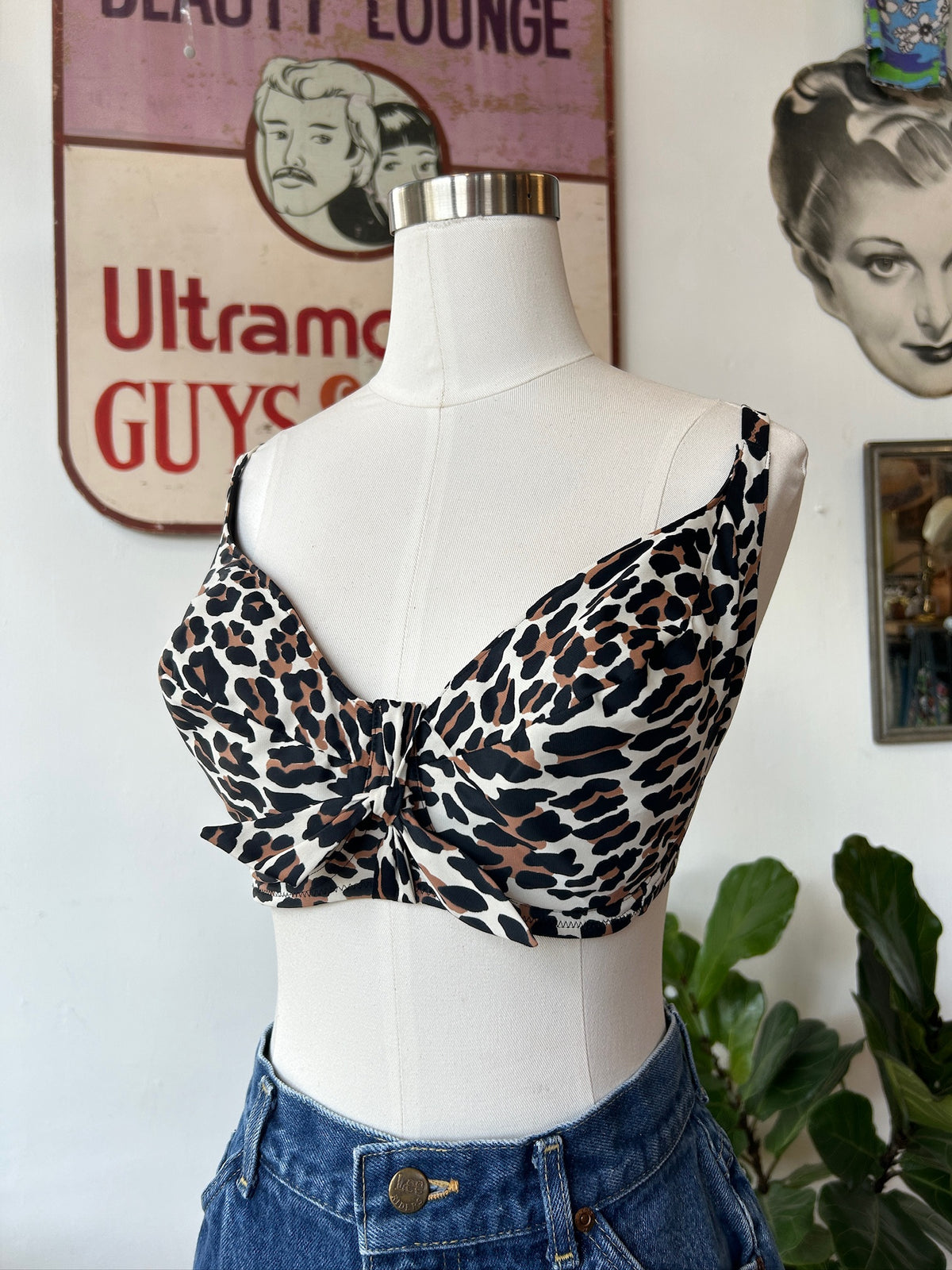 Animal Print Bra Top