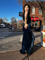 1930’s Blue Velvet Gown