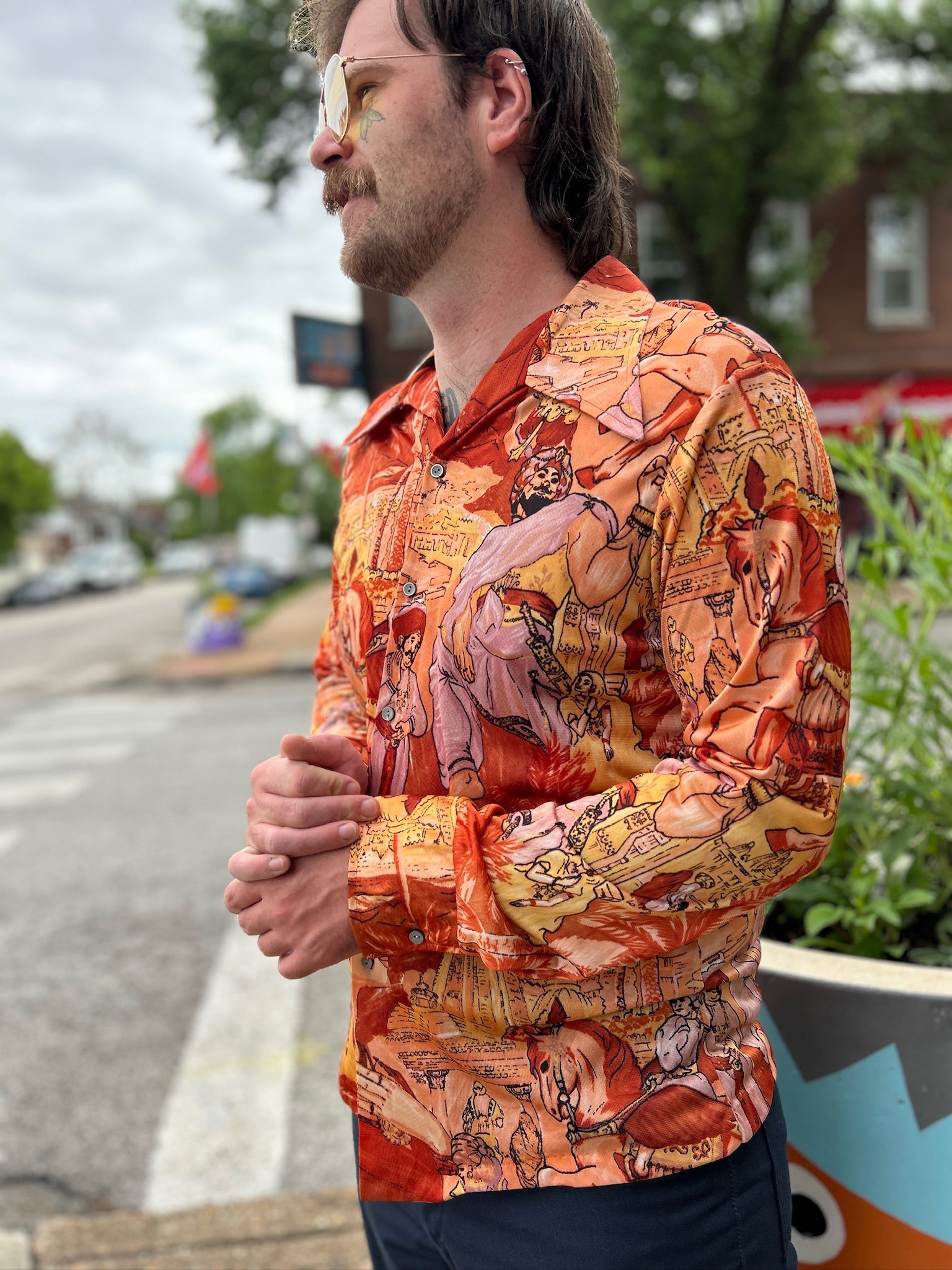 Amazing Print 70’s Shirt