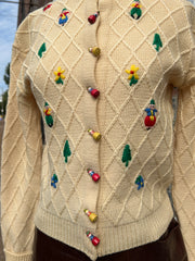 Super Cute Sweater w/Embroidered Designs