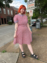 1930’s Floral Cotton Dress