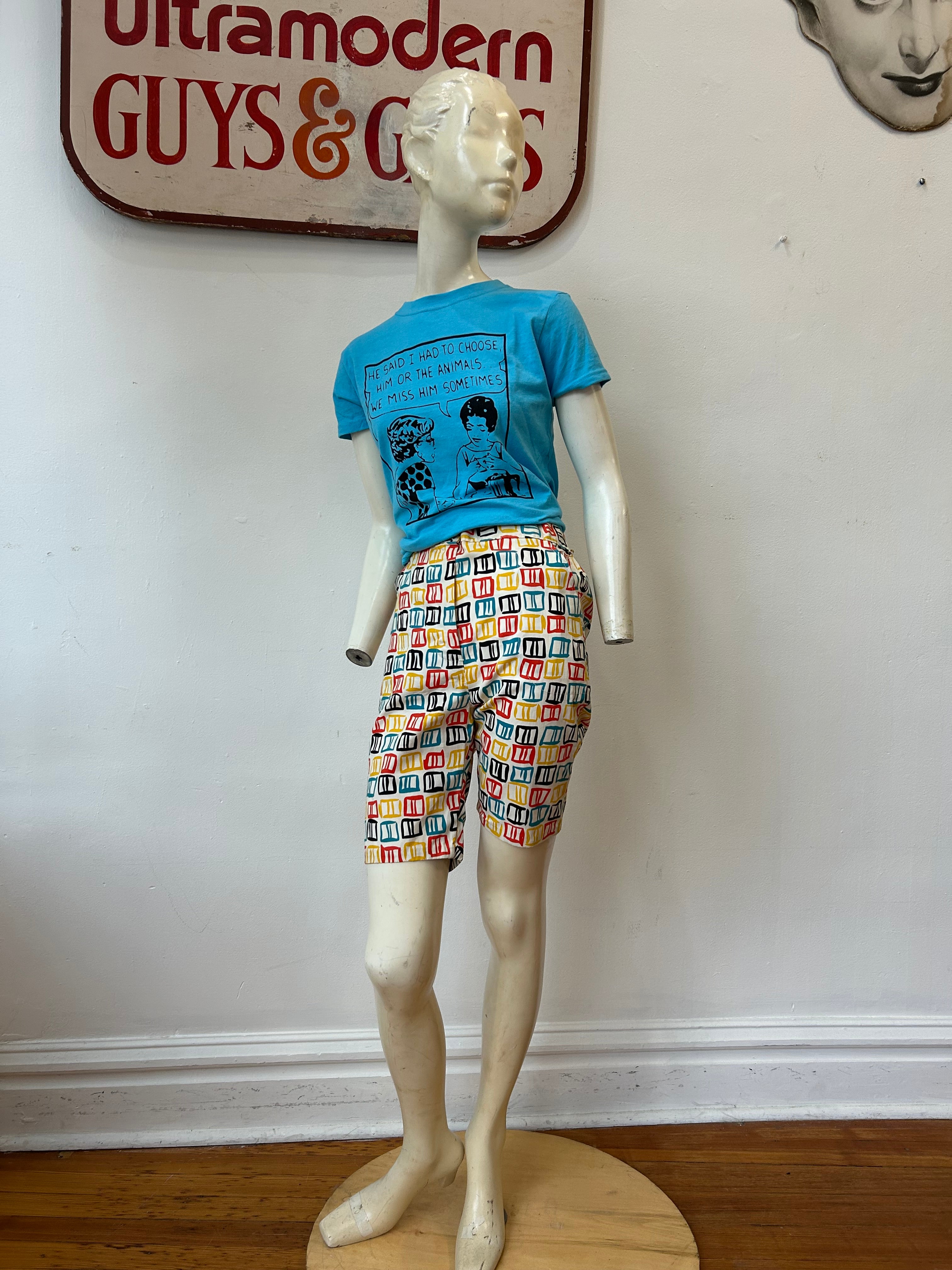 Fun Print 1960’s Shorts