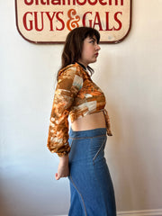 1970’s Photo Print Cropped Top