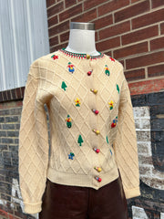 Super Cute Sweater w/Embroidered Designs