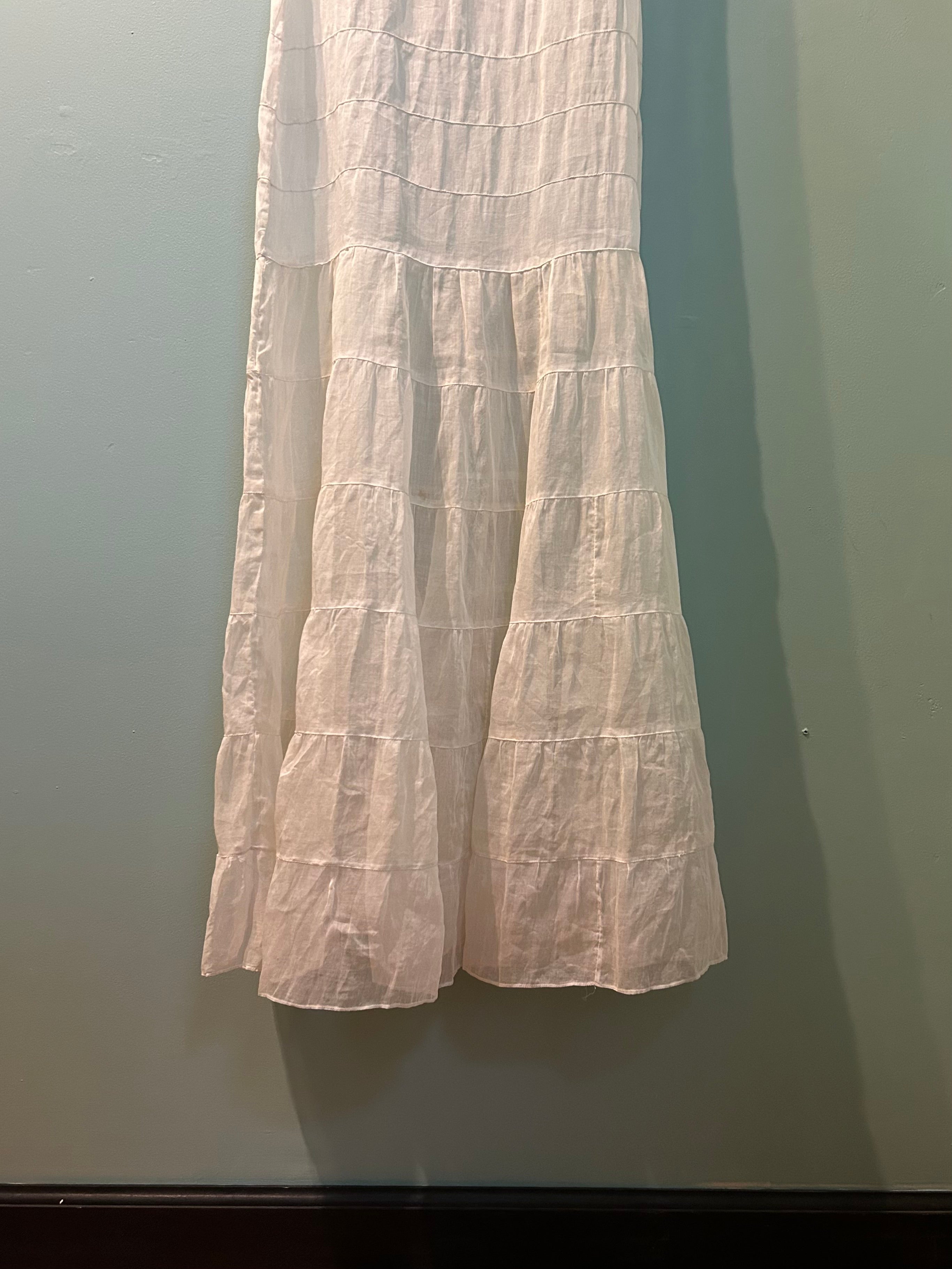 Sheer White Organza 1930’s Dress