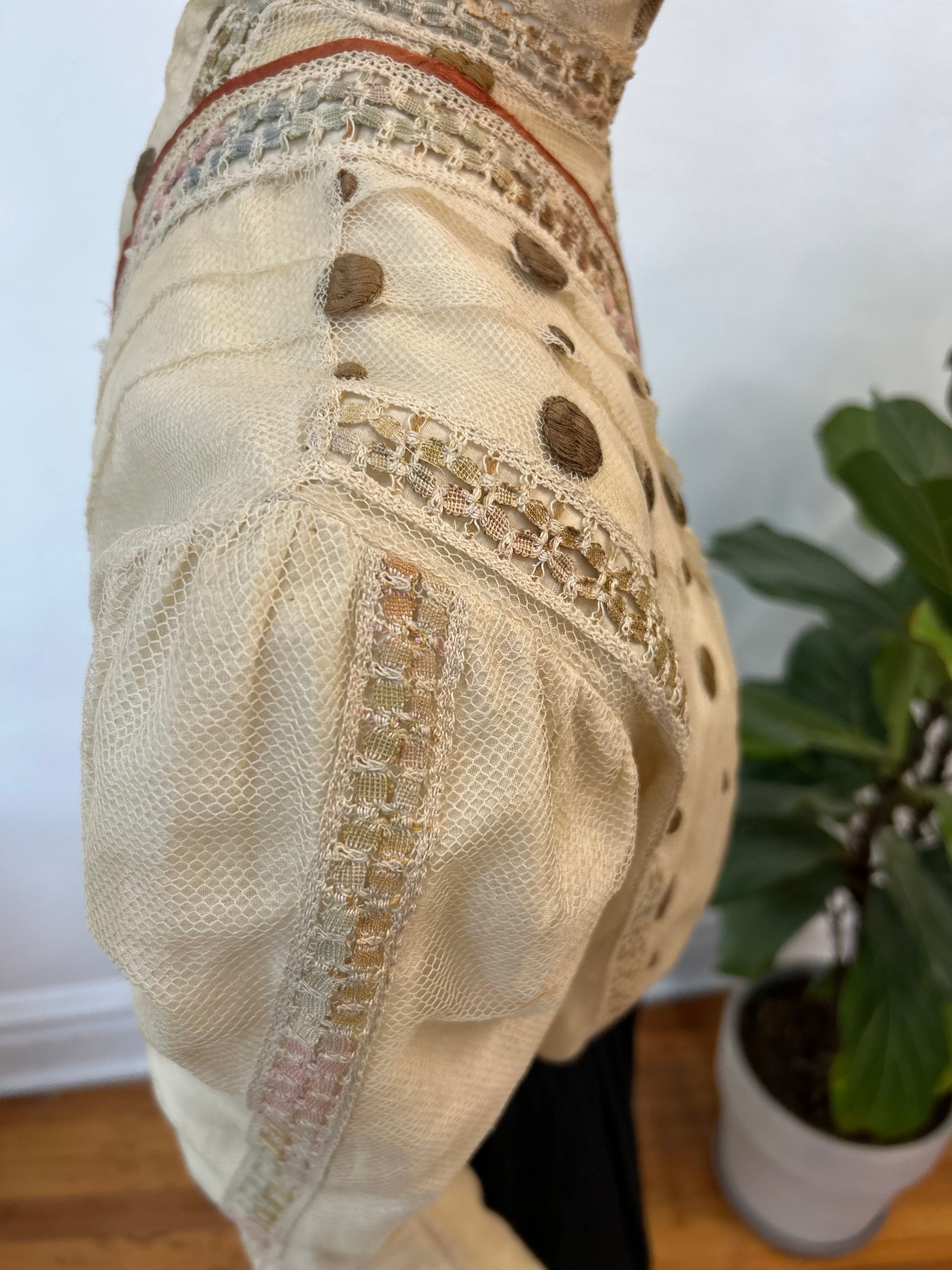 Victorian Polka Dot Top