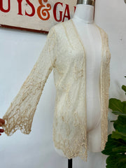 Sheer Mesh Lace Jacket