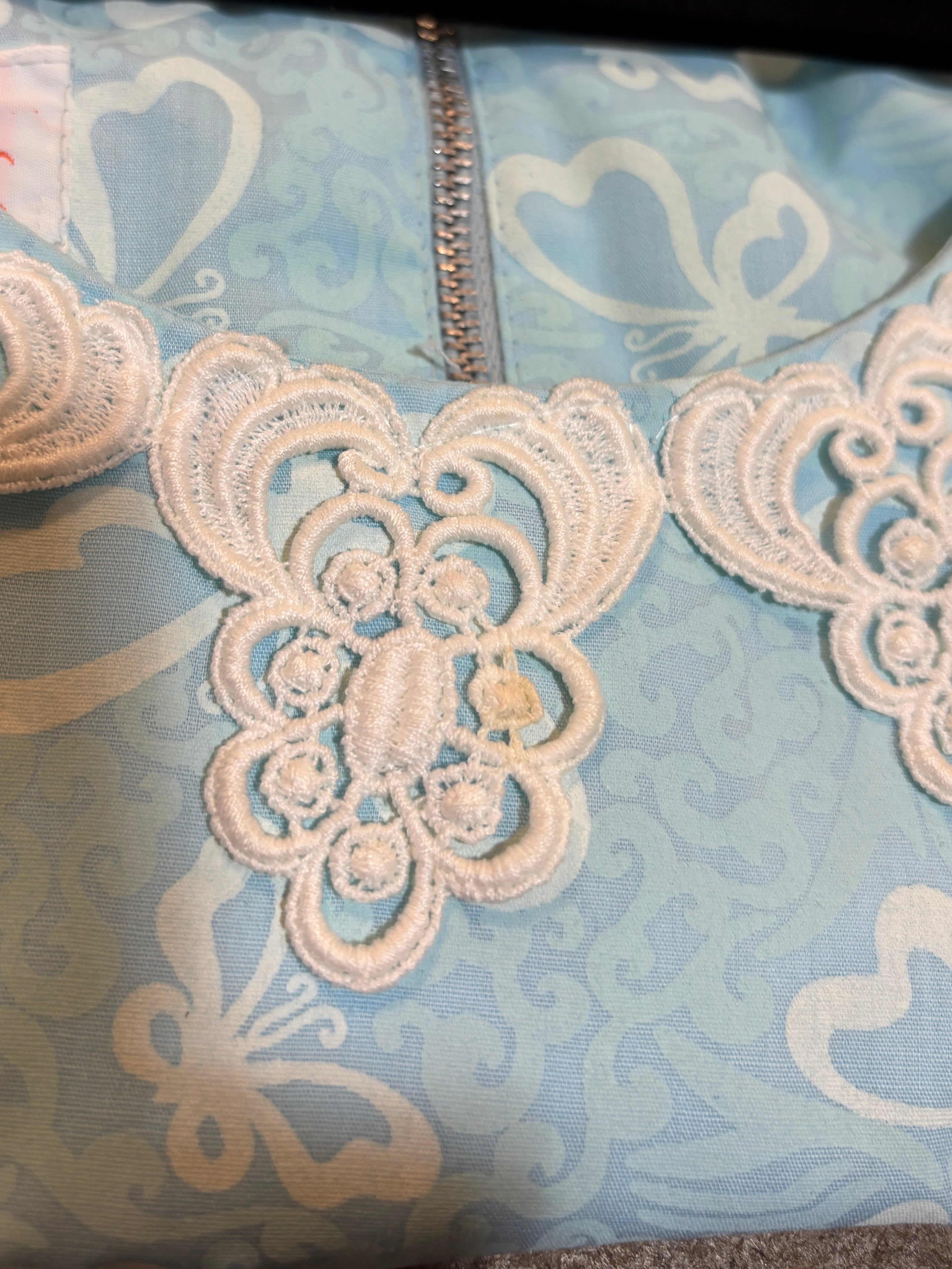 60’s 70’s Blue Butterfly Print Lilly Pulitzer Dress