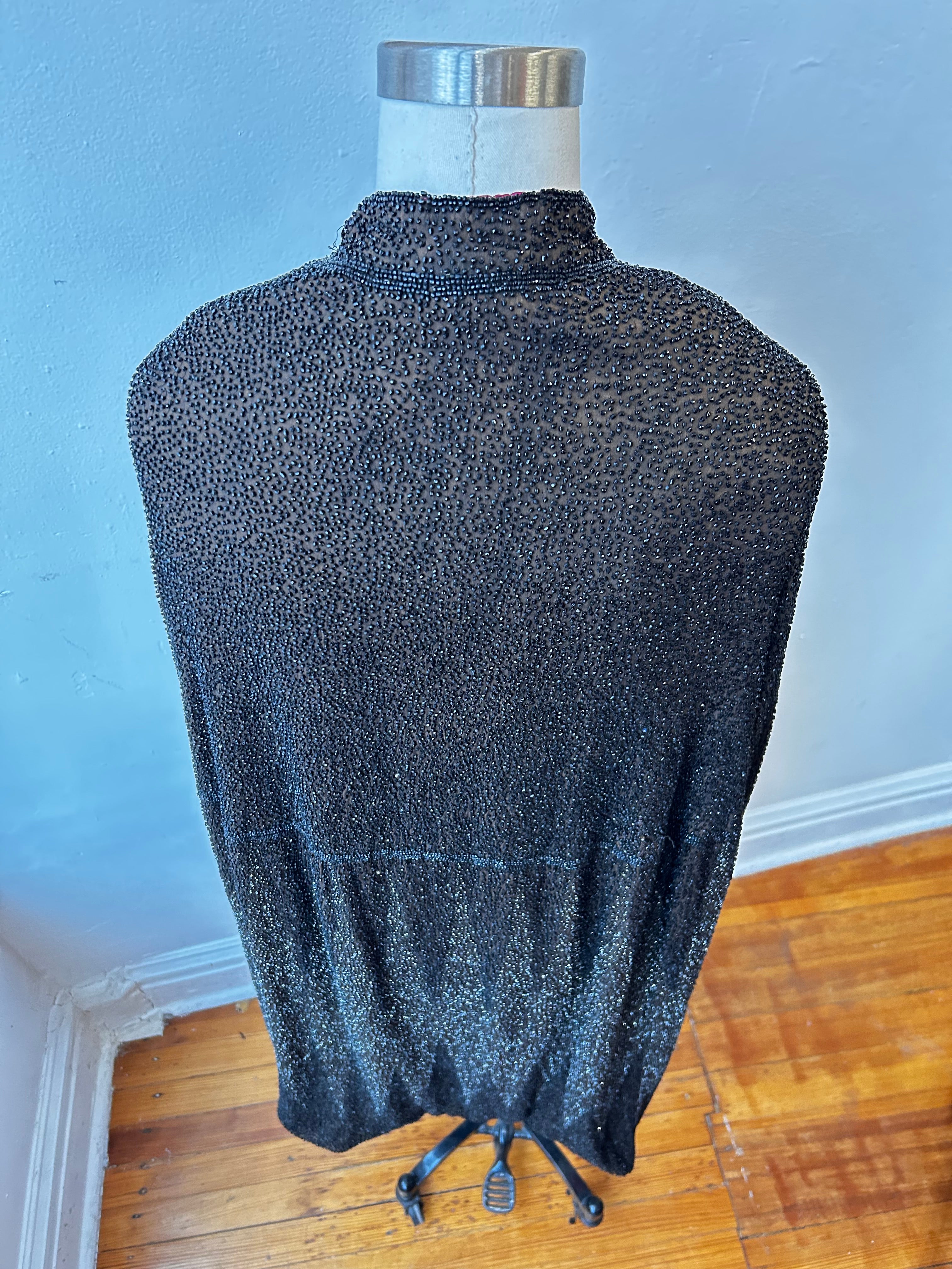 Vintage 1940’s Heavily Beaded Cape