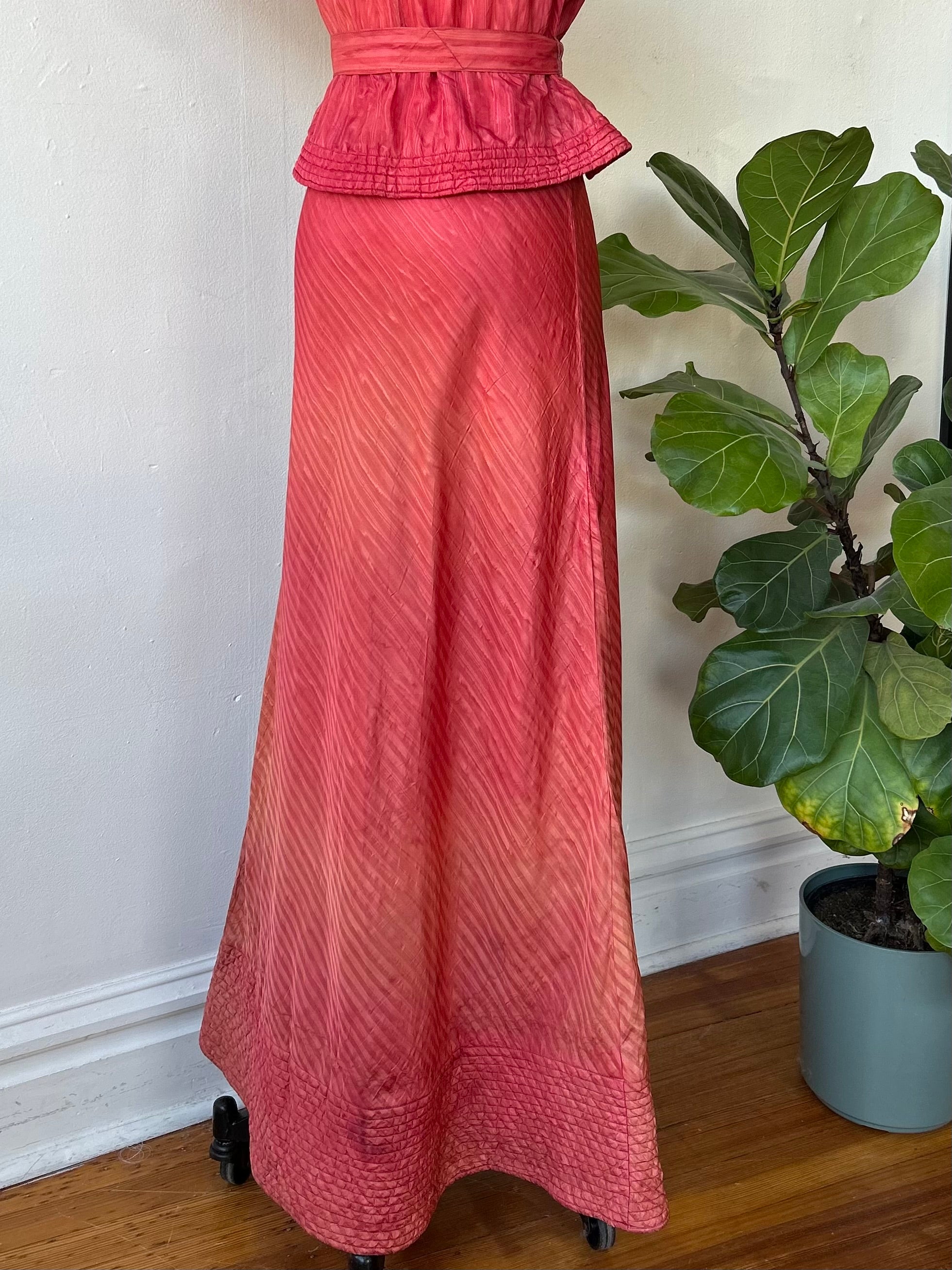 Stunning Rose 1930’s Gown/LoungingDress