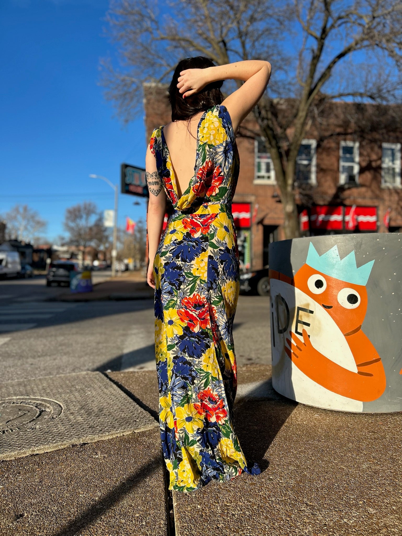 Gorgeous Floral Print 1930’s Dress