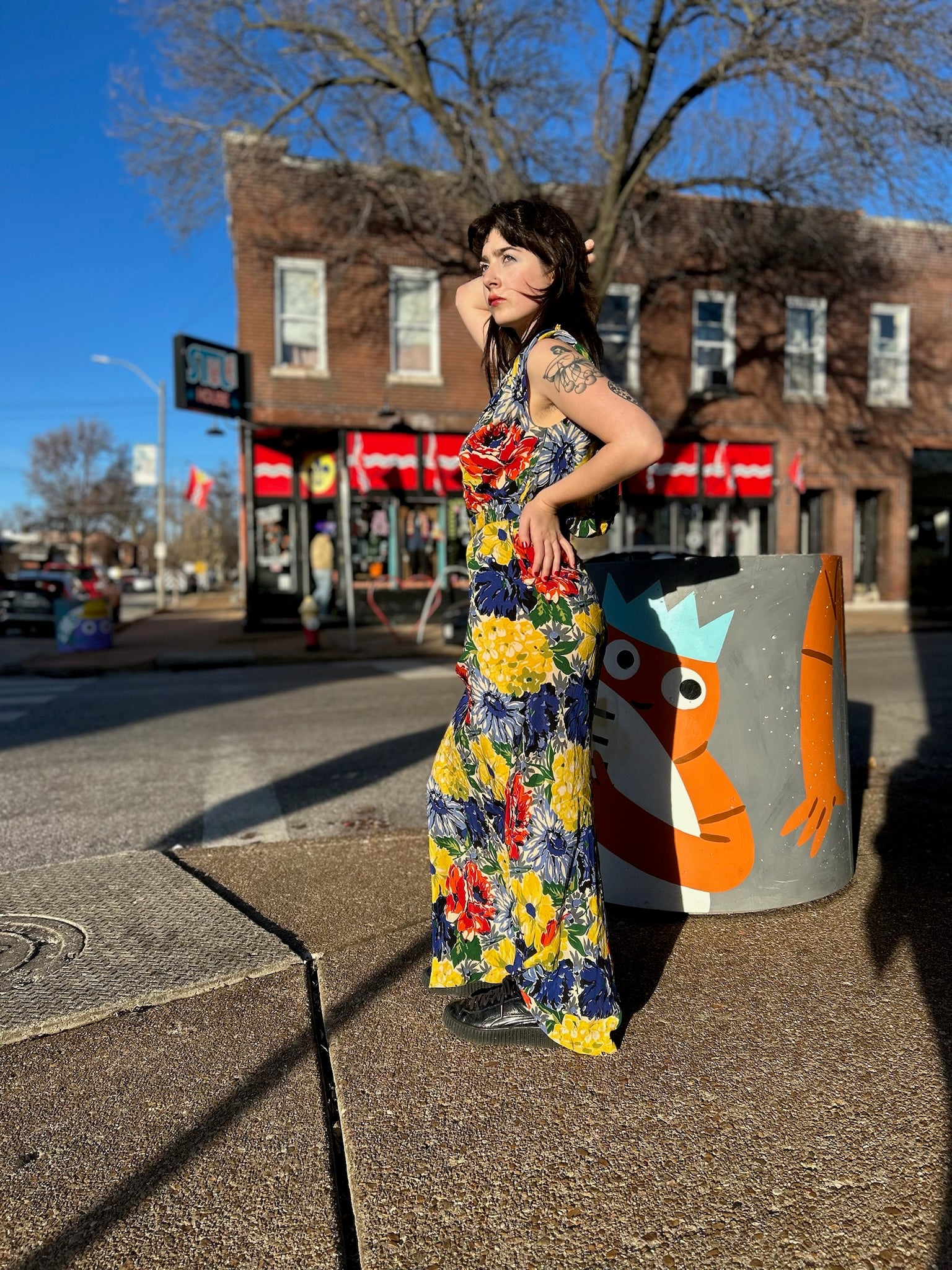 Gorgeous Floral Print 1930’s Dress