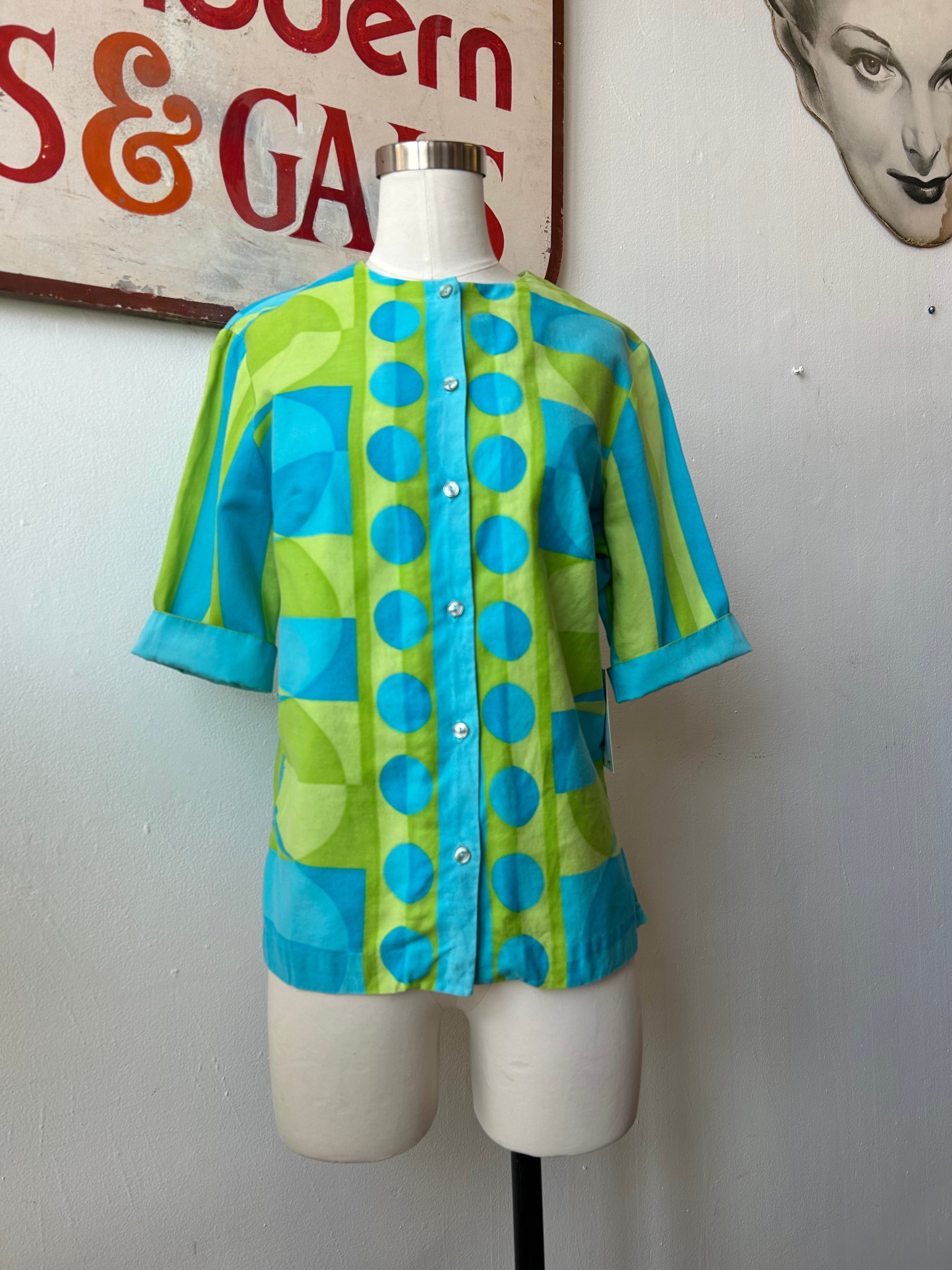 1960’s Mod Print Top
