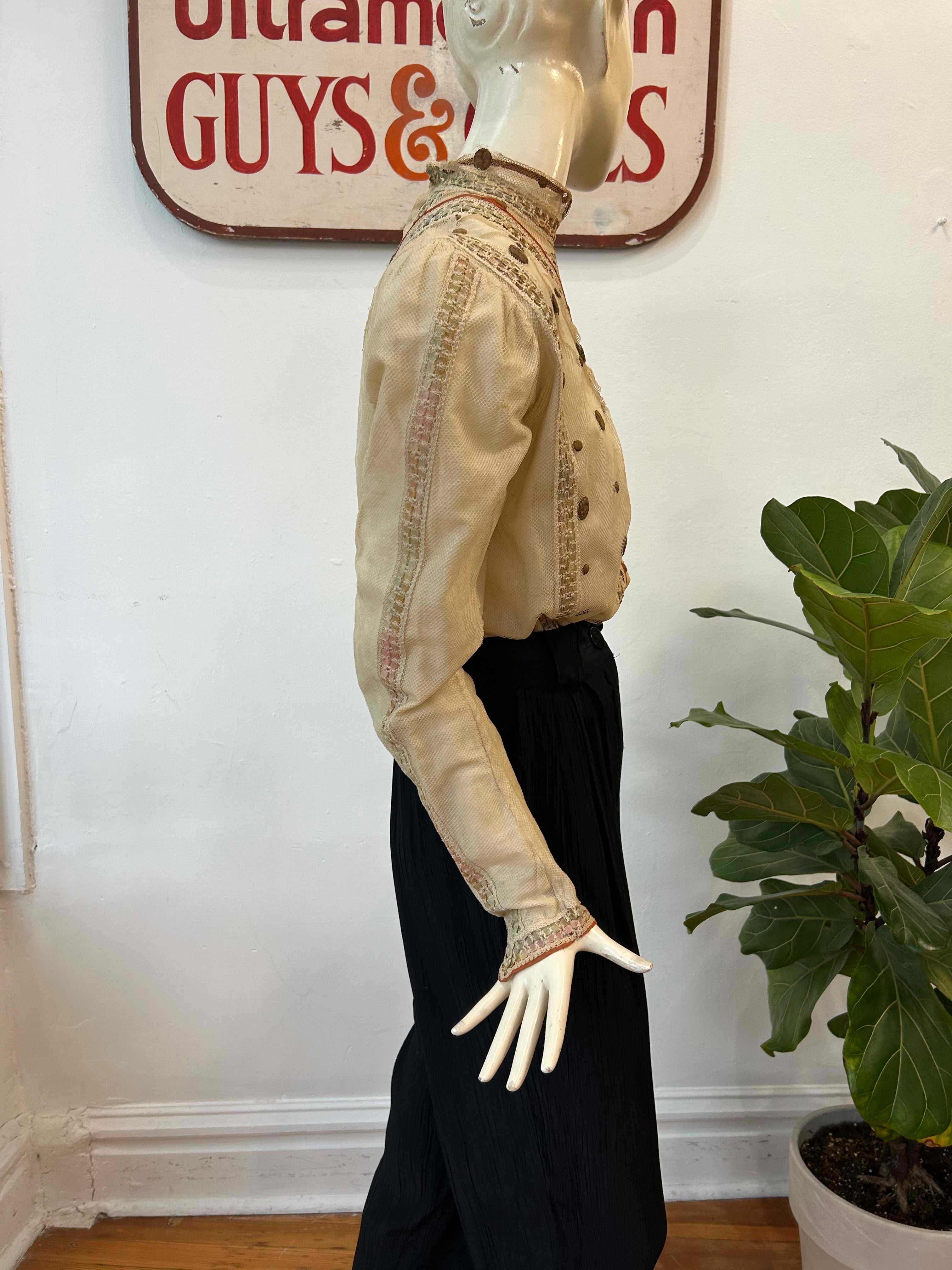 Victorian Polka Dot Top