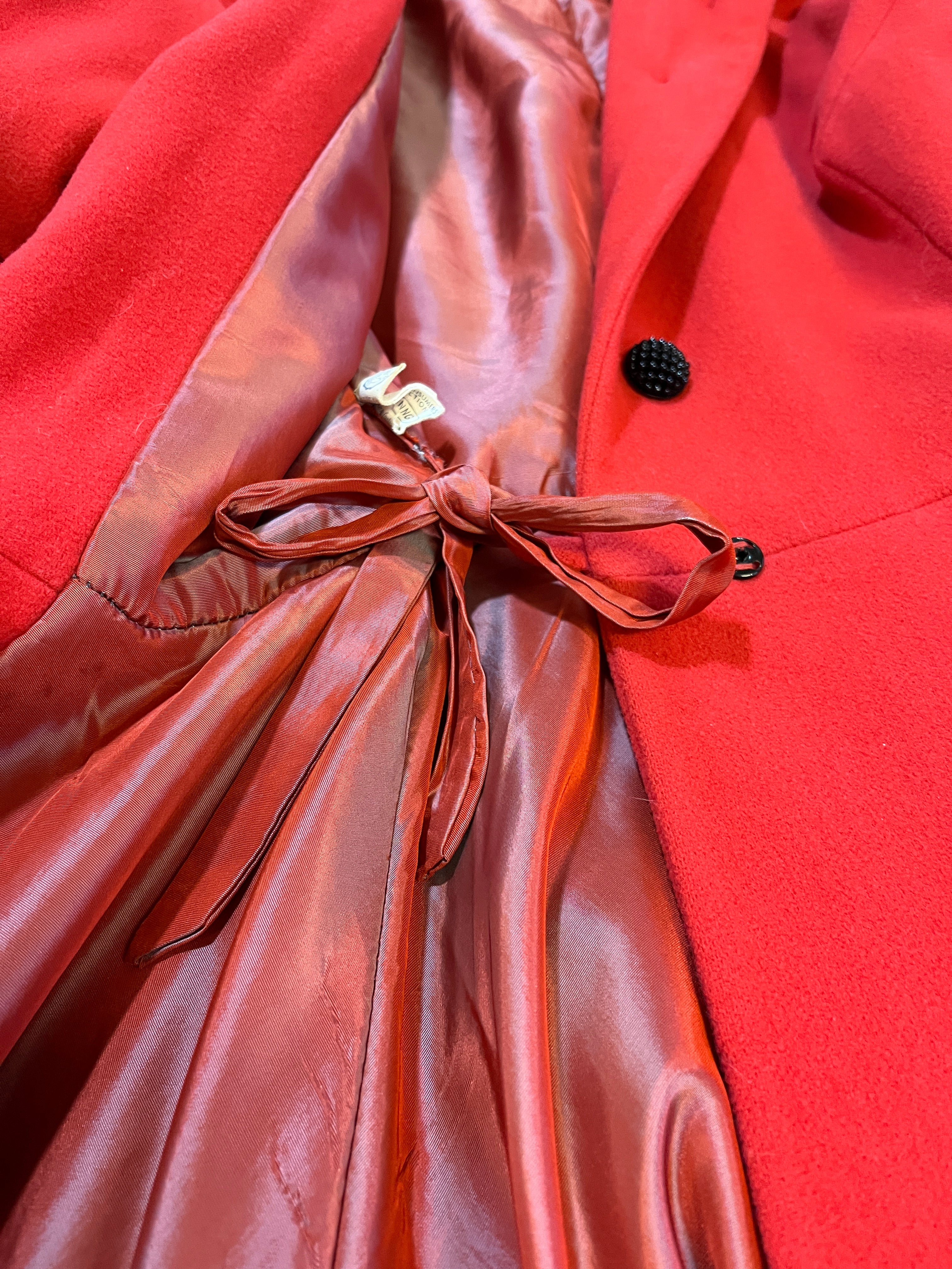 1950’s Red Princess Coat