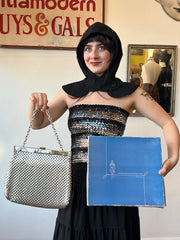 Silver Mesh Whiting & Davis Bag