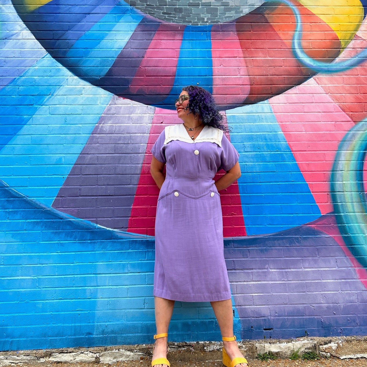 60’s Lavender Dress