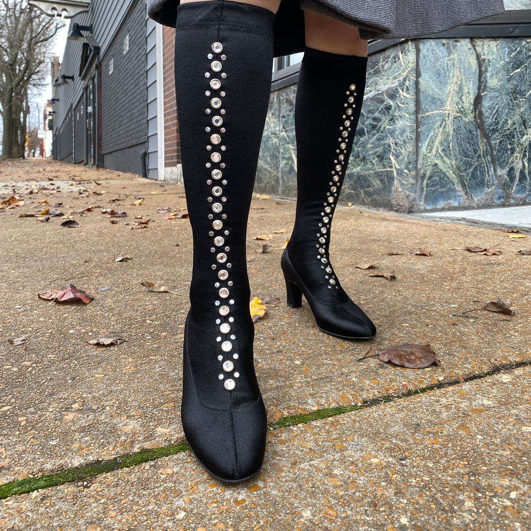 1970’s Black Witchy Boots