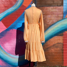 Load image into Gallery viewer, Peach 70’s Dress
