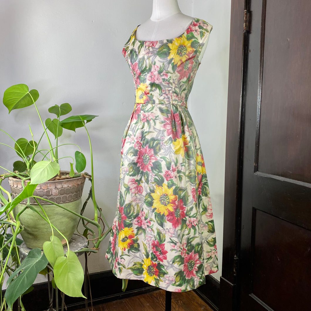 1950’s Floral Print Dress