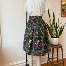 Load image into Gallery viewer, Hillbilly Frog &amp; Fruits of His Garden Novelty Print Skirt
